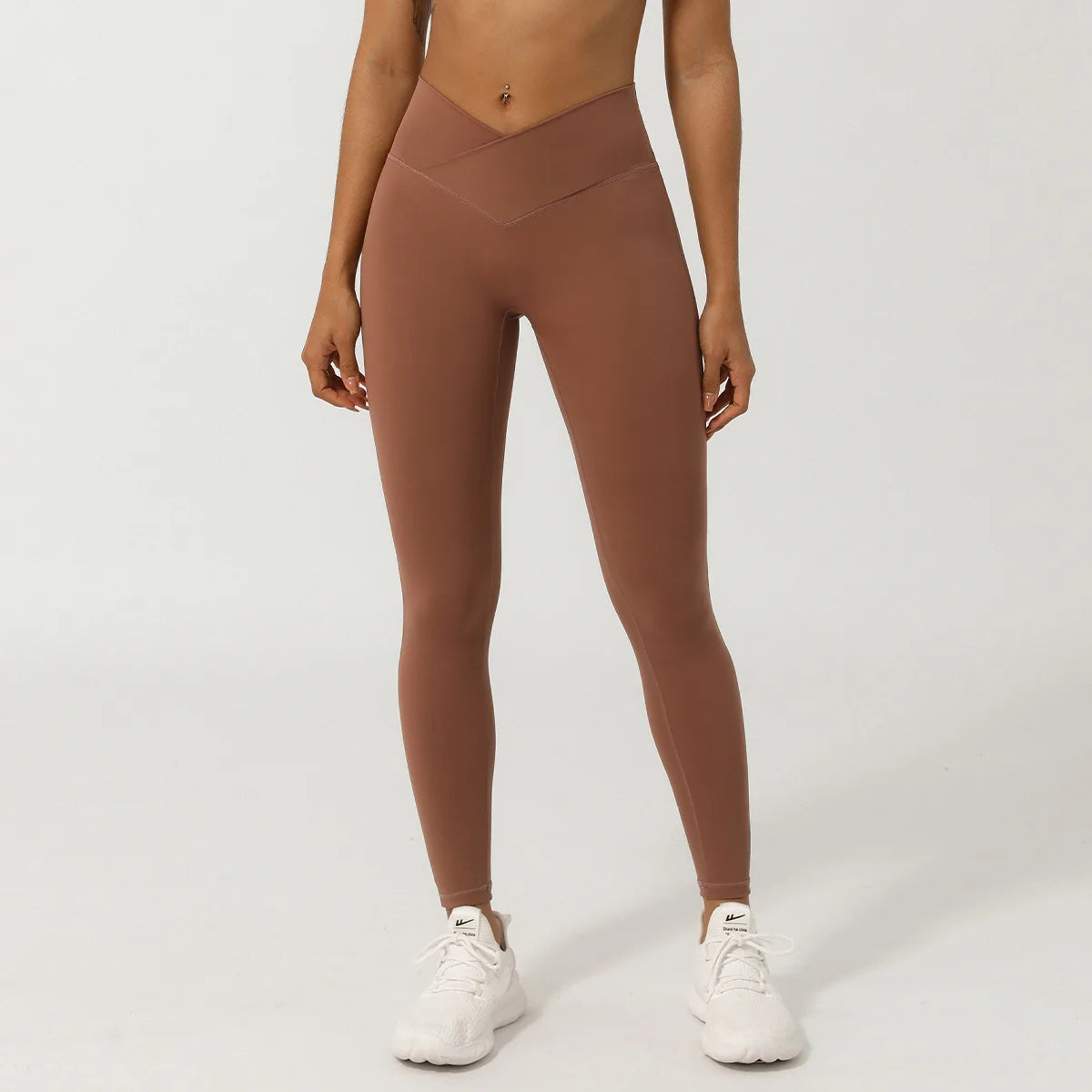 Fitness Leggings Women Sport High Waist Yoga Pants Workout Leggings Cross Waist Gym Jogging Quick Dry Push up Tights Female
