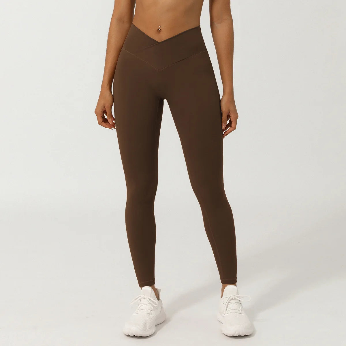 Fitness Leggings Women Sport High Waist Yoga Pants Workout Leggings Cross Waist Gym Jogging Quick Dry Push up Tights Female