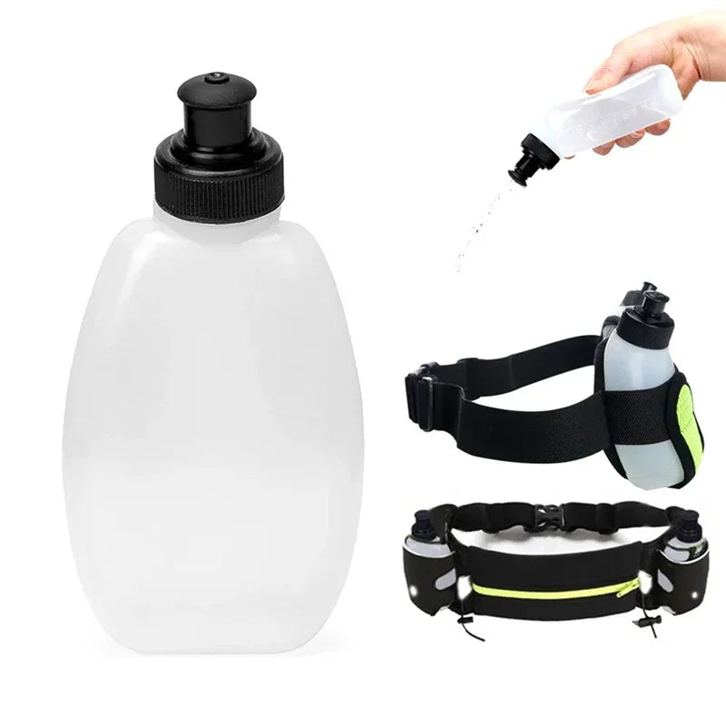 280ML Plastic Water Bottle Universal Portable Waist Belt Bag Outdoor Running Bottle Leak-Proof Cycling Fitness Drinking Bottle