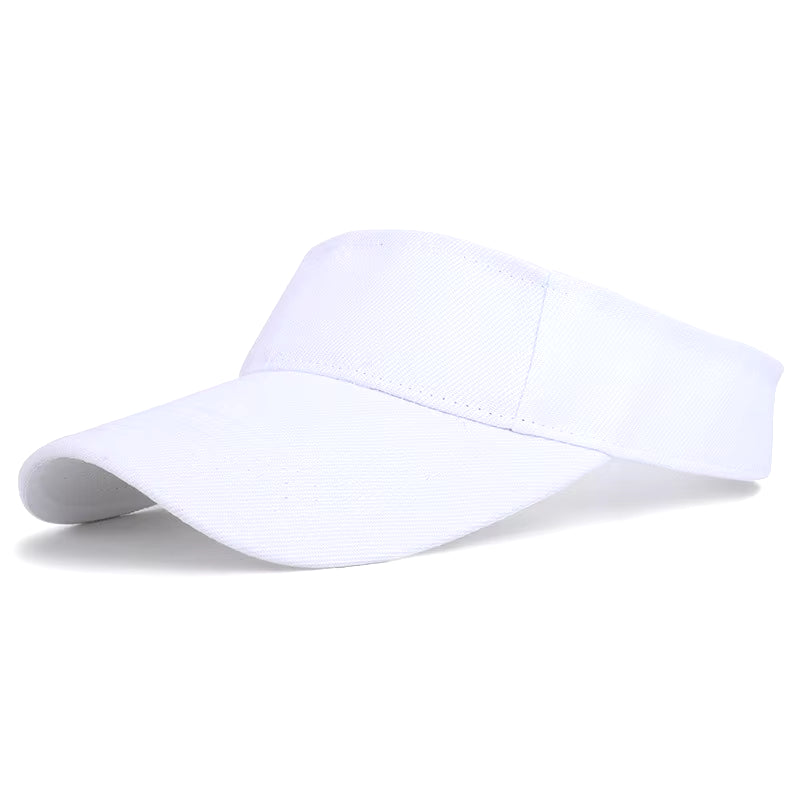 Summer Sun Hats Men Women Cotton Adjustable Visor UV Protection Top Empty Solid Sport Tennis Golf Running Sunscreen Baseball Cap