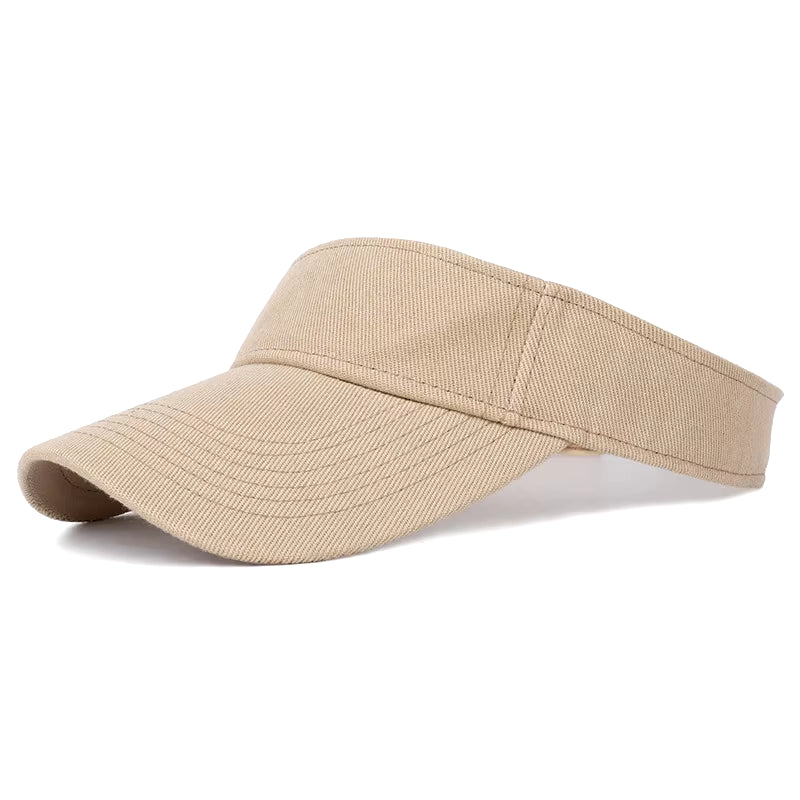 Summer Sun Hats Men Women Cotton Adjustable Visor UV Protection Top Empty Solid Sport Tennis Golf Running Sunscreen Baseball Cap