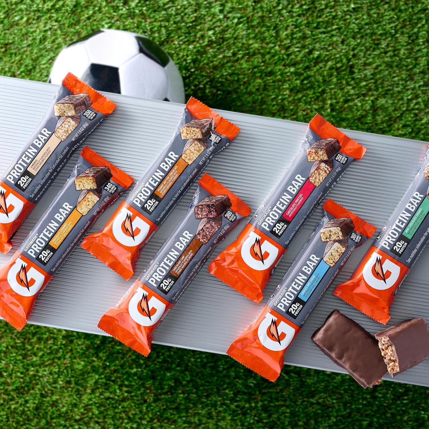 Whey Protein Bars, Cookies & Crème Flavor, 2.8 Oz (Pack of 12, 20G Protein per Bar)