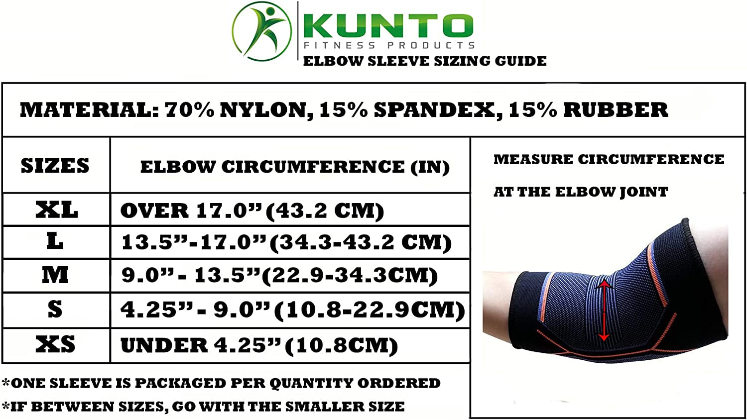 Elbow Compression Support Sleeve for Tendonitis, Tennis Elbow, and Golf Elbow Treatment - Alleviate Joint Pain During Activities (Shipped from USA)
