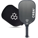 CRBN1 Carbon Fiber Pickleball Paddle, USAPA Approved, 14mm, White Logo