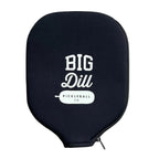 Big Dill Neoprene Pickleball Paddle Cover, Fits Up to 8.25", Black