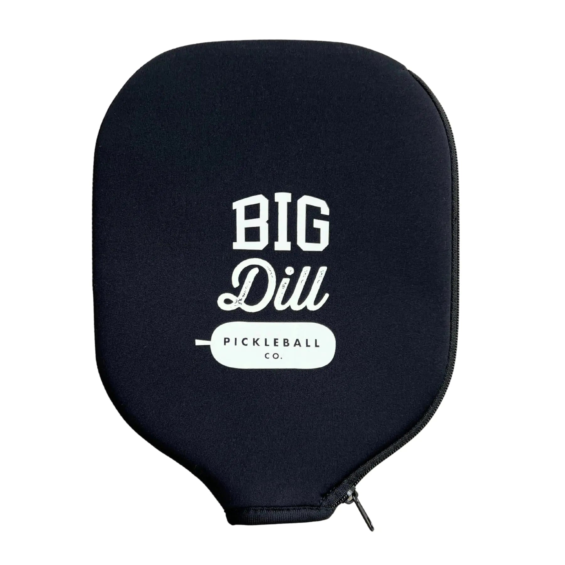 Big Dill Neoprene Pickleball Paddle Cover, Fits Up to 8.25", Black