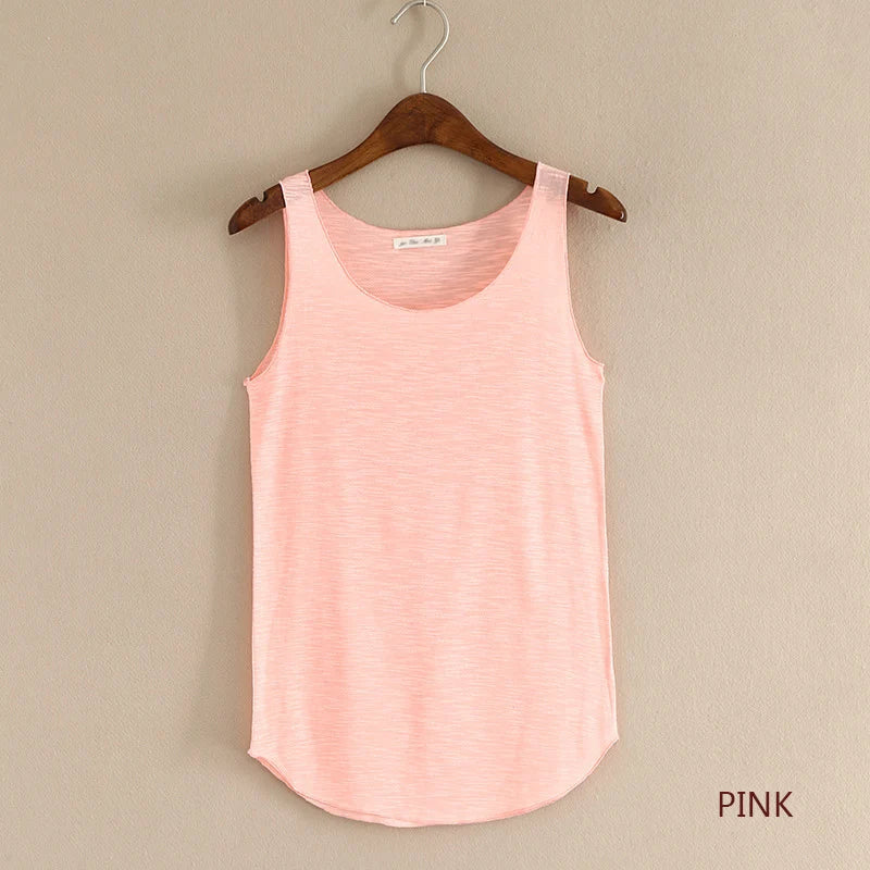 HOT Summer Fitness Tank Top New T Shirt plus Size Loose Model Women T-Shirt Cotton O-Neck Slim Tops Fashion Woman Clothes