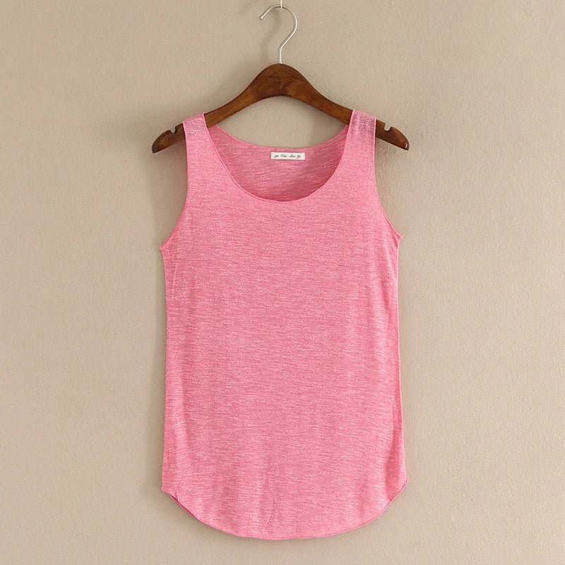HOT Summer Fitness Tank Top New T Shirt plus Size Loose Model Women T-Shirt Cotton O-Neck Slim Tops Fashion Woman Clothes