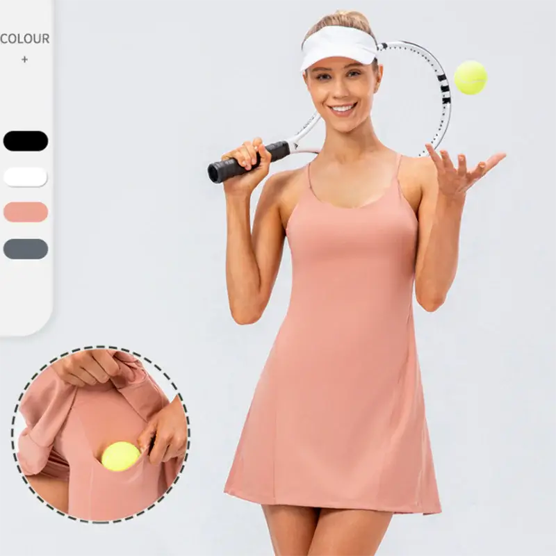 Women's High Stretch Tennis & Yoga Skirt Set