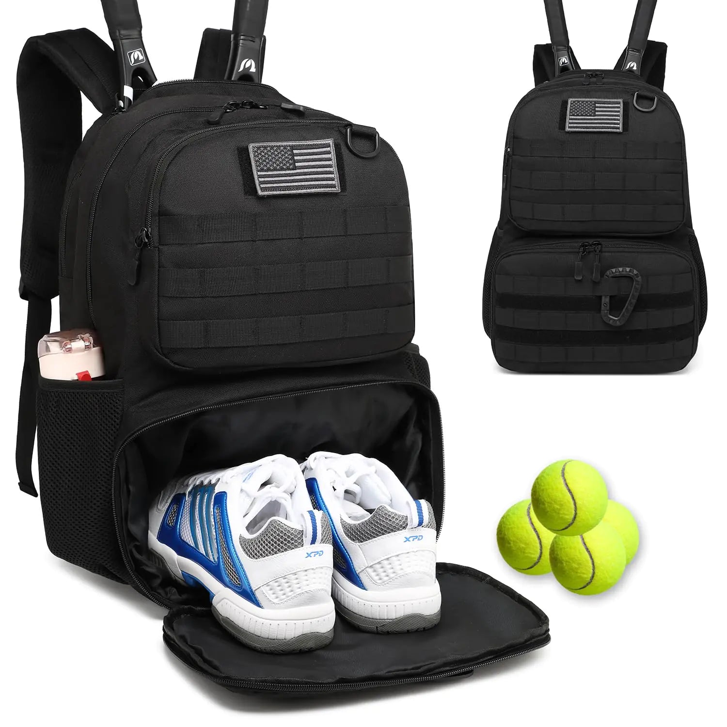 Sunrise Serve Tennis Backpack - Dual Racket & Shoe Compartment