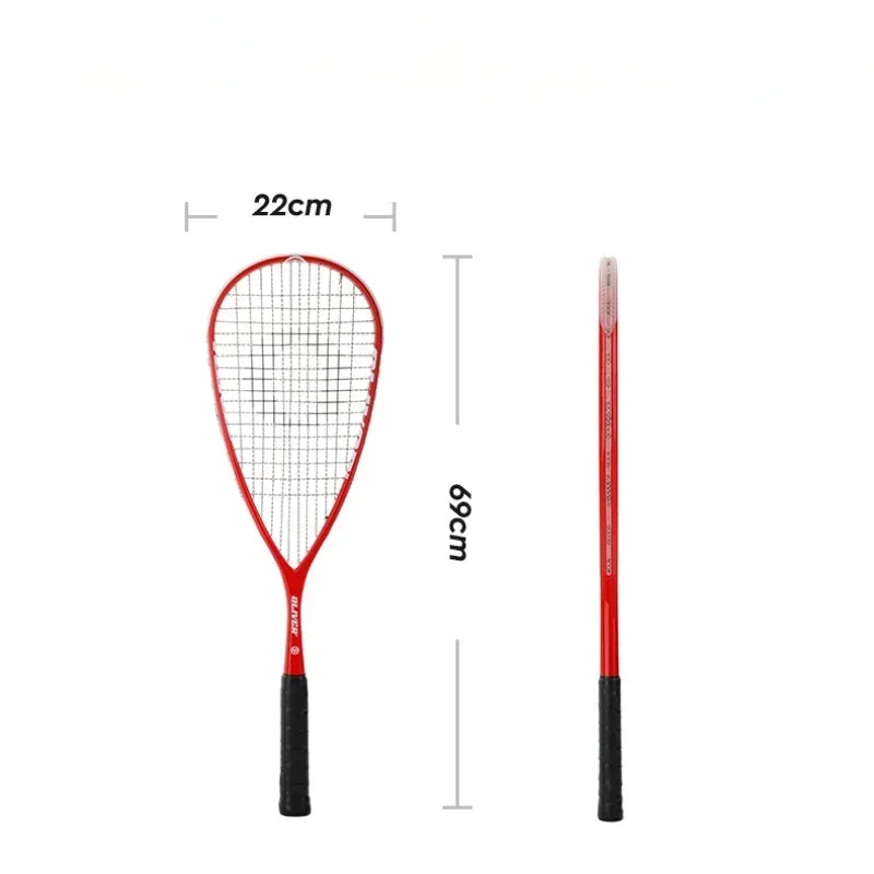 Carbon Squash Racket with String - Squash Bag Included, Professional Training Accessories, High-Performance Squash Racquet