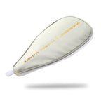 PICKLETECH AMA Sport Pickleball Paddle Cover, PU Leather, Full Protection, White