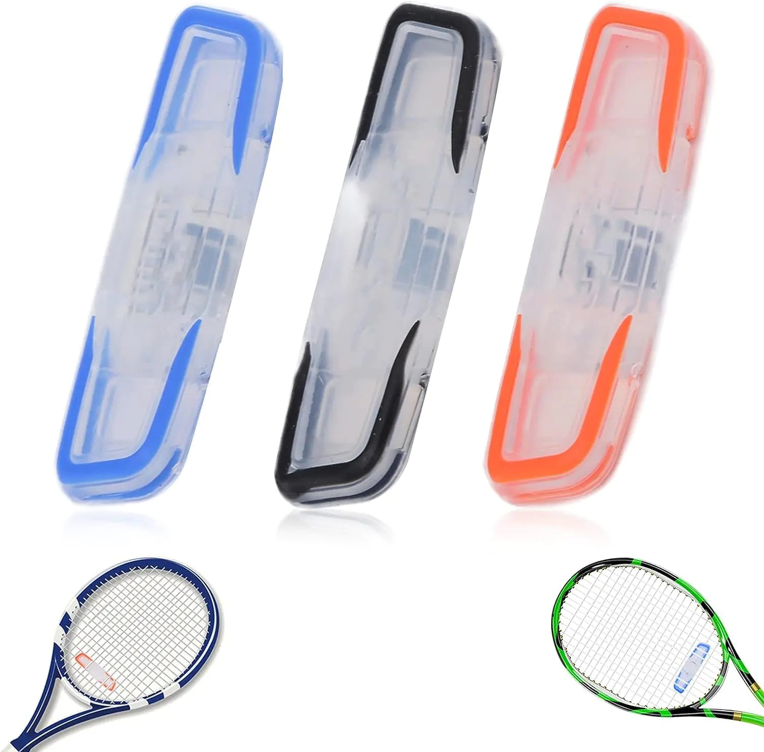 3-Pack Silicon Tennis Racket Dampeners