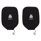 Universal Pickleball Paddle Cover, 9"x12.5", 2-Pack, Black