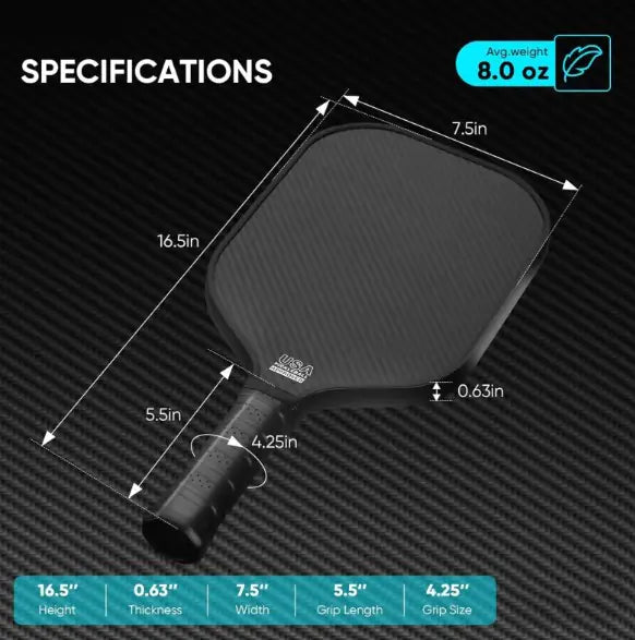 Carbon Honeycomb Beach Racket