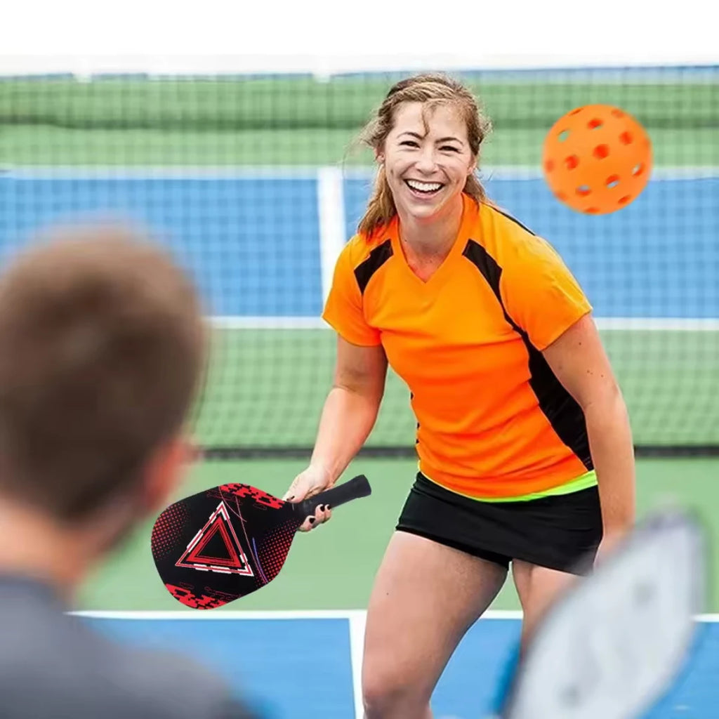 Pickle Ball Paddle Set 1 Portable Carry Bag Pickleball Paddles Pickleball Rackets with 2 Paddles 4 Pickleball Balls for Beginner