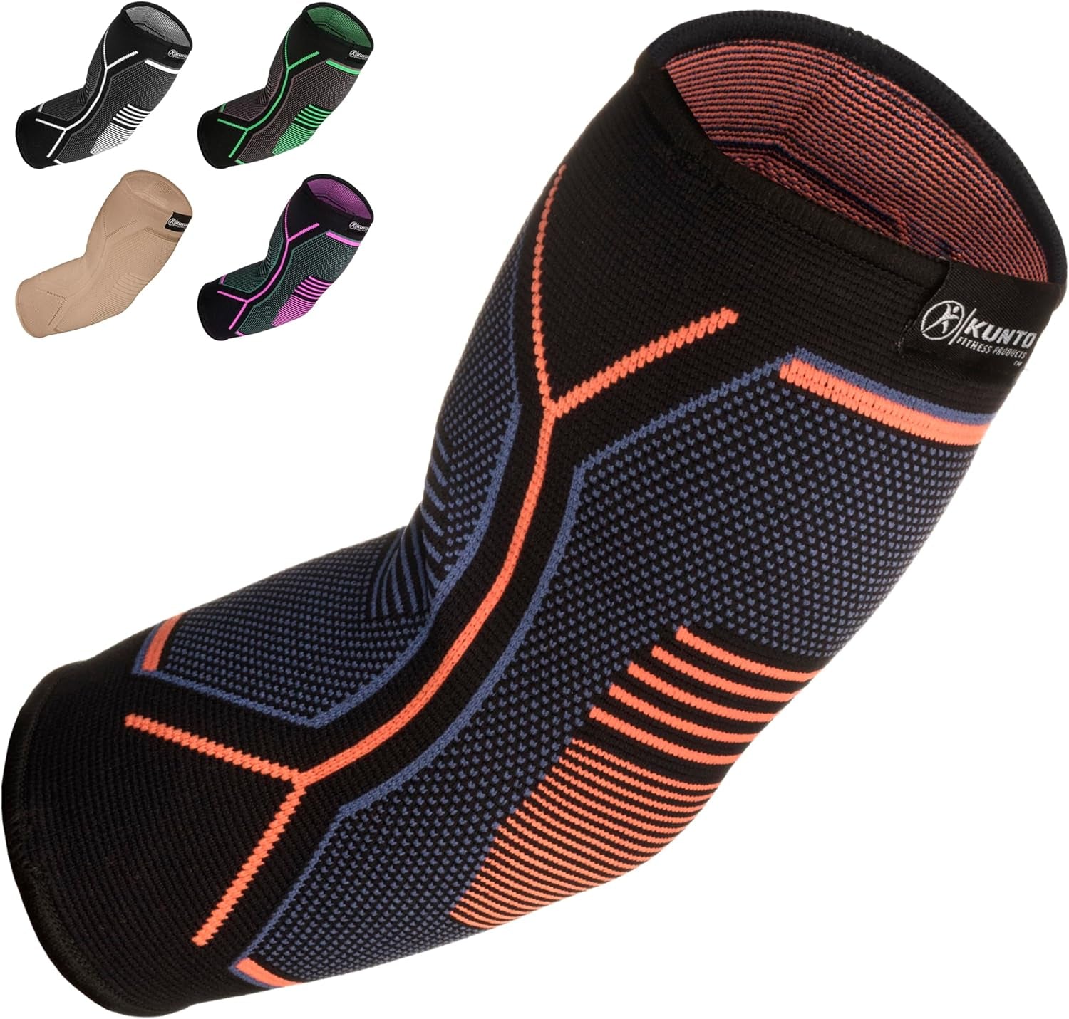Elbow Compression Support Sleeve for Tendonitis, Tennis Elbow, and Golf Elbow Treatment - Alleviate Joint Pain During Activities (Shipped from USA)