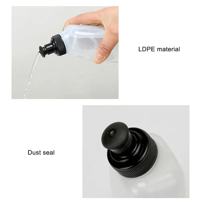 280ML Plastic Water Bottle Universal Portable Waist Belt Bag Outdoor Running Bottle Leak-Proof Cycling Fitness Drinking Bottle