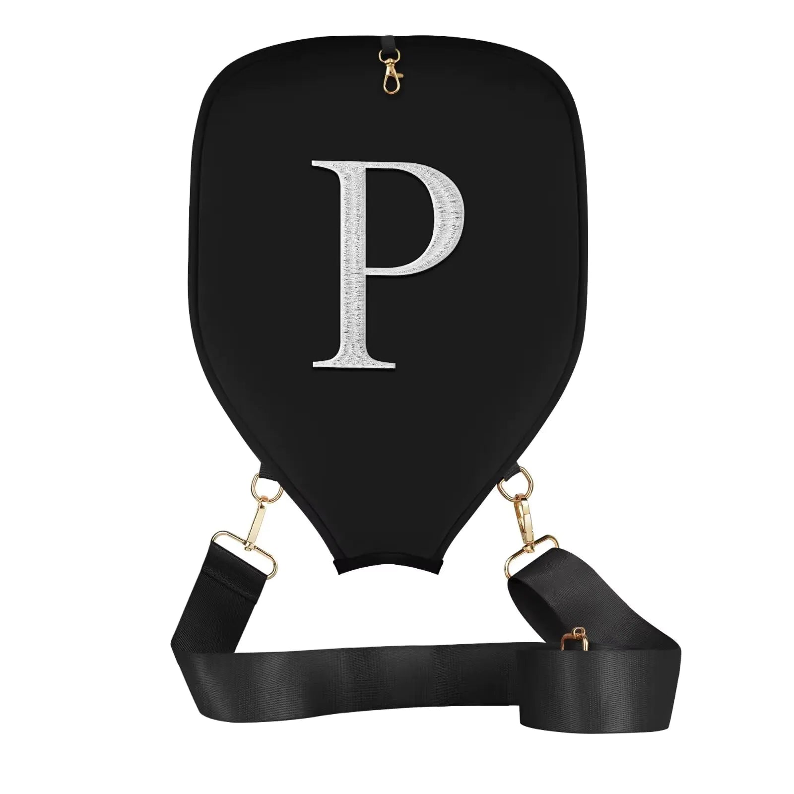 MOONHILL Neoprene Pickleball Paddle Cover, 12.4"x8.7", Universal Fit, Letter P