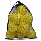 Magicorange 40-Hole Outdoor Pickleball Balls, High Elasticity, 12-Pack (Yellow)
