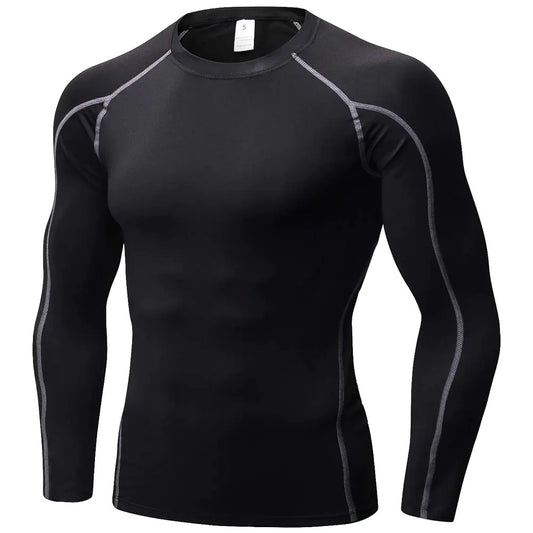 Men's Compression Shirts Long Sleeve Athletic Compression T Shirts Base Layer Cool Dry Workout Shirt Sports Running Tops